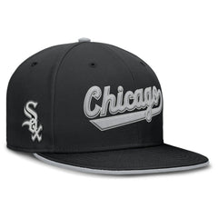 Chicago White Sox Primetime Dri-FIT Round Bill True Fitted Hat - Black | Nike