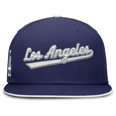 Los Angeles Dodgers Primetime Dri-FIT Round Bill True Fitted Hat - Royal | Nike