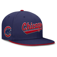 Chicago Cubs Primetime Dri-FIT Round Bill True Fitted Hat - Royal | Nike