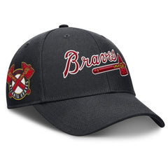 Atlanta Braves Rise Gaberdine Adjustable Hat - Navy | Nike