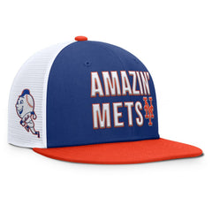 New York Mets Pro Trucker Snapback Hat - Blue | Nike