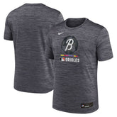 Baltimore Orioles Authentic Collection City Connect Velocity Dri-FIT T-Shirt - Black | Nike