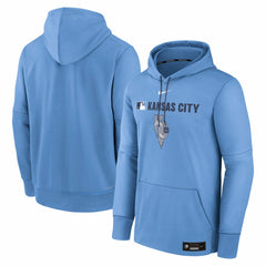Kansas City Royals Authentic Collection City Connect Therma Pullover Hoodie - Light Blue | Nike