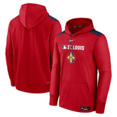 St. Louis Cardinals Authentic Collection City Connect Therma Pullover Hoodie - Red | Nike