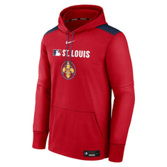 St. Louis Cardinals Authentic Collection City Connect Therma Pullover Hoodie - Red | Nike