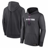 New York Mets Authentic Collection City Connect Therma Pullover Hoodie - Anthracite | Nike