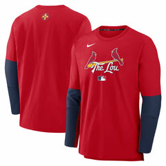 St. Louis Cardinals 2025 City Connect Authentic Collection Player Dri-FIT Lightweight Pullover - Red | Nike