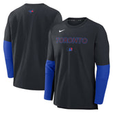 Toronto Blue Jays 2025 City Connect Authentic Collection Player Dri-FIT Lightweight Pullover - Black | Nike