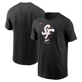 San Francisco Giants 2025 City Connect Large Logo T-Shirt - Black | Nike