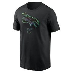 Tampa Bay Rays City Connect Large Logo T-Shirt - Black | Nike