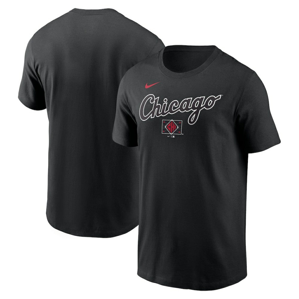 Chicago White Sox City Connect Wordmark T-Shirt - Black | Nike