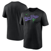 Tampa Bay Rays City Connect Team Phrase Script Legend Performance T-Shirt - Black | Nike
