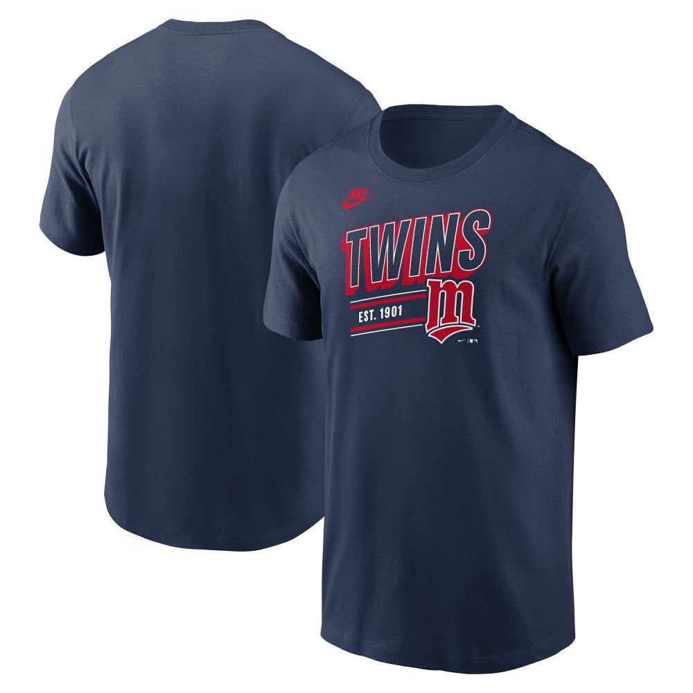 Minnesota Twins Cooperstown Collection Retro T-Shirt - Navy | Nike