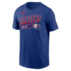 Texas Rangers Cooperstown Collection Retro T-Shirt - Royal | Nike