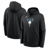 Arizona Diamondbacks Cooperstown Collection Logo Club Hoodie - Black | Nike