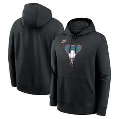 Arizona Diamondbacks Cooperstown Collection Logo Club Hoodie - Black | Nike