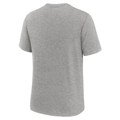 Toronto Blue Jays Cooperstown Collection Retro Tri-Blend T-Shirt - Heather Gray | Nike