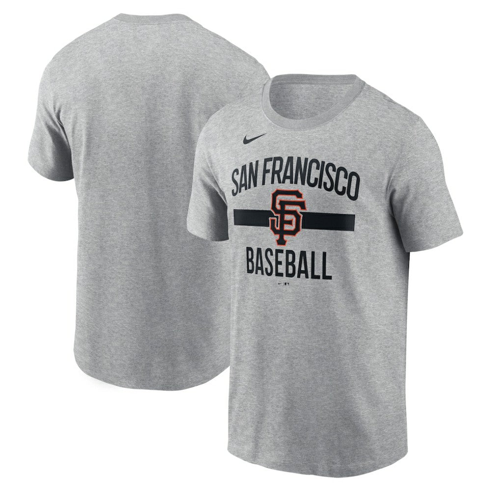 San Francisco Giants Arched T-Shirt - Heather Gray | Nike