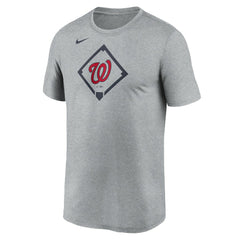 Washington Nationals Icon Legend Dri-FIT T-Shirt - Heather Gray | Nike