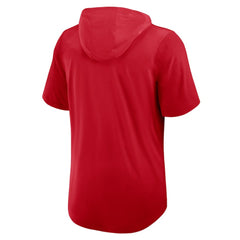 Texas Rangers Tri-Blend Hoodie T-Shirt - Red | Nike