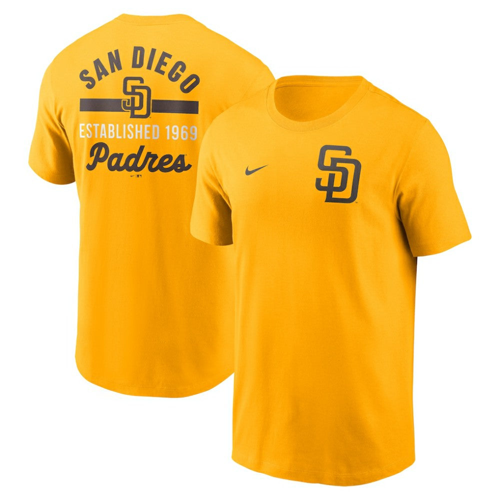 San Diego Padres 2-Hit T-Shirt - Gold | Nike