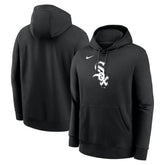 Chicago White Sox Logo Club Fleece Hoodie - Black | Nike