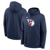 Cleveland Guardians Logo Club Fleece Hoodie - Navy | Nike
