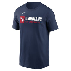 Cleveland Guardians Team Block T-Shirt - Navy | Nike