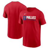 Philadelphia Phillies Team Block T-Shirt - Red | Nike
