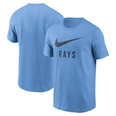 Tampa Bay Rays Swoosh T-Shirt - Light Blue | Nike