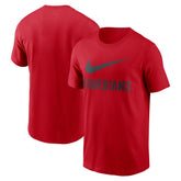 Cleveland Guardians Swoosh T-Shirt - Red | Nike