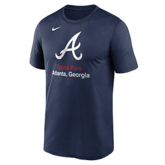 Atlanta Braves Stadium Legend Performance T-Shirt - Navy | Nike