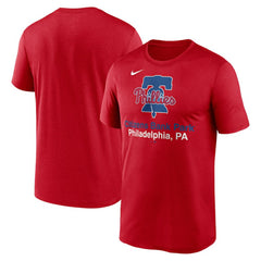 Philadelphia Phillies Stadium Legend Performance T-Shirt - Red | Nike