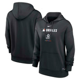 Baltimore Orioles Women's City Connect Authentic Collection Therma-FIT Hoodie - Black | Nike