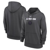 New York Mets Women's City Connect Authentic Collection Therma-FIT Hoodie - Anthracite | Nike