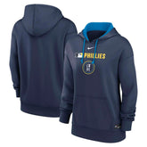 Philadelphia Phillies Women's City Connect Authentic Collection Therma-FIT Hoodie - Navy | Nike