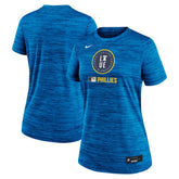 Philadelphia Phillies Women's Authentic Collection City Connect Velocity Dri-FIT T-Shirt - Royal | Nike