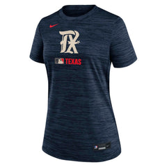 Texas Rangers Women's Authentic Collection City Connect Velocity Dri-FIT T-Shirt - Navy | Nike