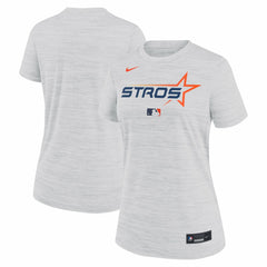 Houston Astros Women's 2025 City Connect Authentic Collection Velocity Dri-FIT T-Shirt - White | Nike