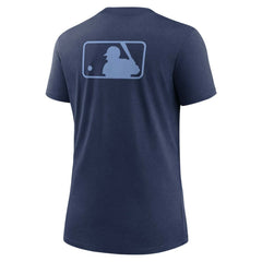 Tampa Bay Rays Women's Authentic Collection Early Work Tri-Blend T-Shirt - Navy | Nike