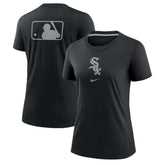 Chicago White Sox Women's Authentic Collection Early Work Tri-Blend T-Shirt - Black | Nike