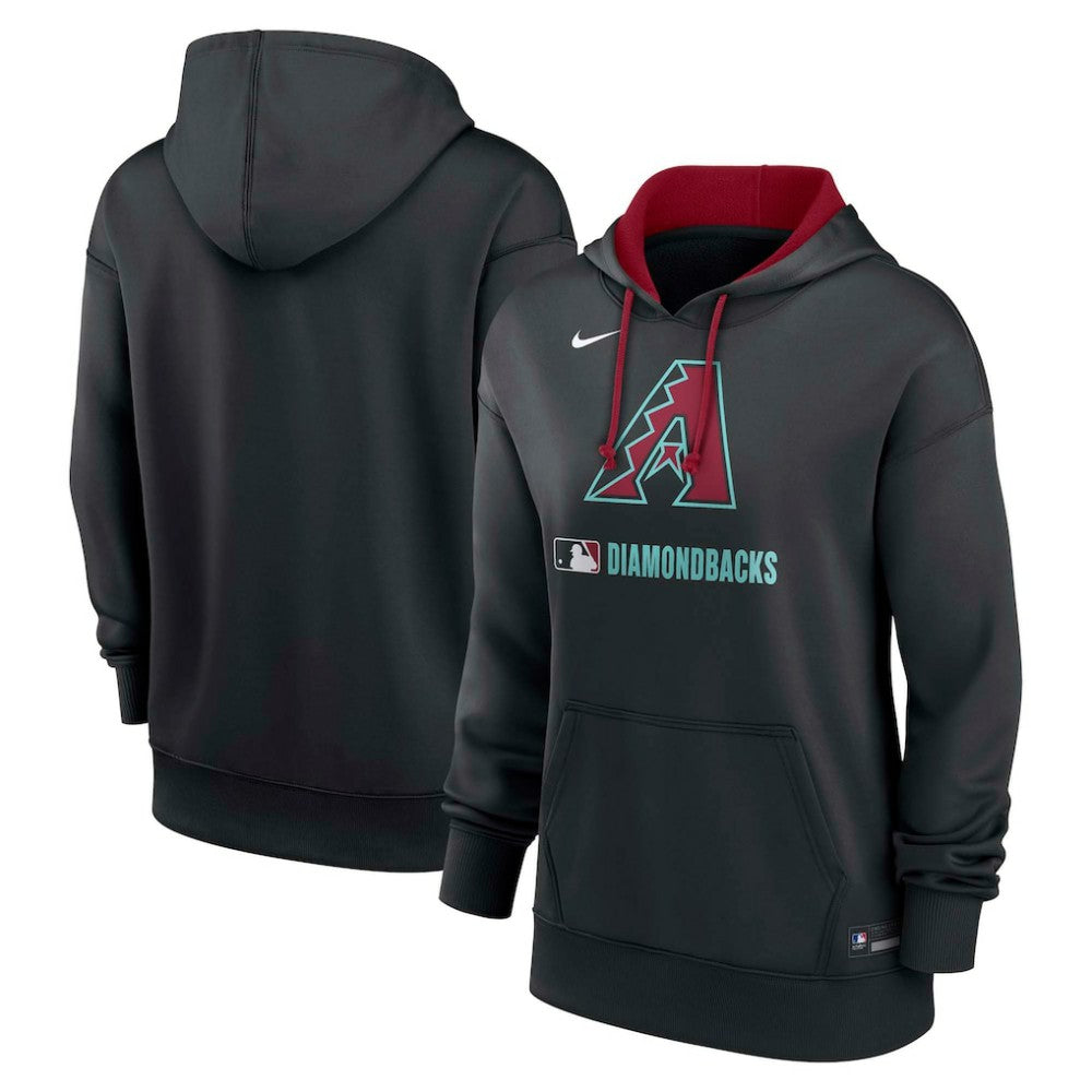 Arizona Diamondbacks Women's Authentic Collection Therma-FIT Hoodie - Black | Nike