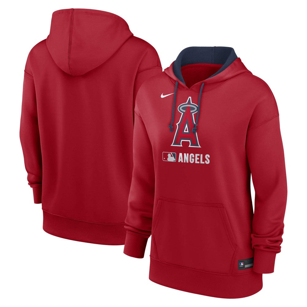 Los Angeles Angels Women's Authentic Collection Therma-FIT Hoodie - Red | Nike