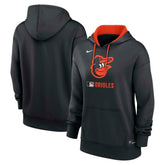 Baltimore Orioles Women's Authentic Collection Therma-FIT Hoodie - Black | Nike