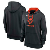 San Francisco Giants Women's Authentic Collection Therma-FIT Hoodie - Black | Nike