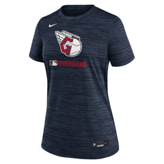 Cleveland Guardians Women's Authentic Collection Velocity Dri-FIT T-Shirt - Navy | Nike