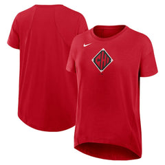 Chicago White Sox Women's 2025 City Connect Flowy Fashion Tri-Blend Dri-FIT T-Shirt - Red | Nike