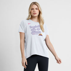 Colorado Rockies Women's 2025 City Connect Flowy Fashion Tri-Blend Dri-FIT T-Shirt - White | Nike