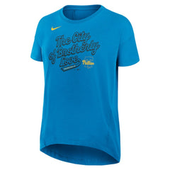 Philadelphia Phillies Women's 2025 City Connect Flowy Fashion Tri-Blend Dri-FIT T-Shirt - Blue | Nike