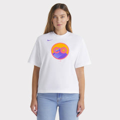 Colorado Rockies Women's 2025 City Connect Logo Boxy T-Shirt - White | Nike